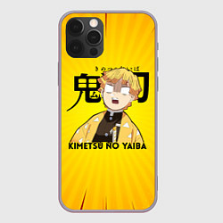 Чехол iPhone 12 Pro Max Зеницу Агацума Kimetsu no Yaiba