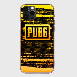 Чехол для iPhone 12 Pro Max PUBG ПАБГ, цвет: 3D-светло-розовый