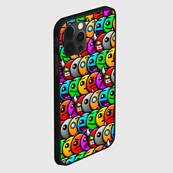 Чехол для iPhone 12 Pro Max Geometry Dash: Pattern Z, цвет: 3D-черный — фото 2