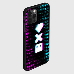 Чехол для iPhone 12 Pro Max ЛЮБОВЬ СМЕРТЬ И РОБОТЫ, цвет: 3D-черный — фото 2