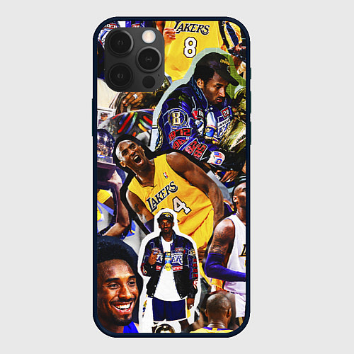 Чехол iPhone 12 Pro Max КОБИ БРАЙАНТ KOBE BRYANT / 3D-Черный – фото 1