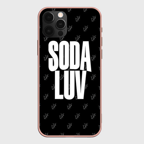 Чехол iPhone 12 Pro Max Репер - SODA LUV / 3D-Светло-розовый – фото 1