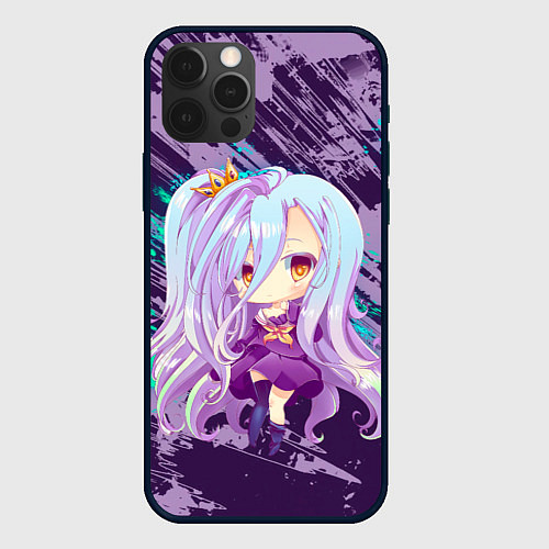 Чехол iPhone 12 Pro Max Shiro art / 3D-Черный – фото 1