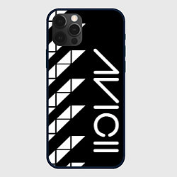 Чехол для iPhone 12 Pro Max AVICII ГЕОМЕТРИЯ, цвет: 3D-черный