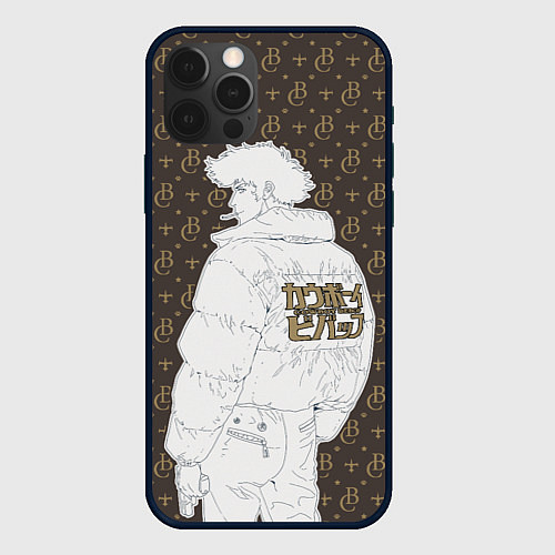 Чехол iPhone 12 Pro Max Cowboy Bebop Louis Vuitton / 3D-Черный – фото 1