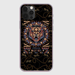 Чехол для iPhone 12 Pro Max WILD TIGER, цвет: 3D-серый