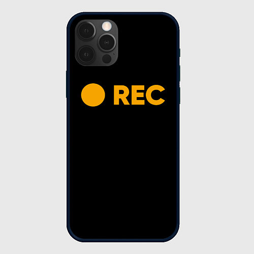 Чехол iPhone 12 Pro Max REC / 3D-Черный – фото 1