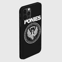 Чехол для iPhone 12 Pro Max Pony x Ramones, цвет: 3D-черный — фото 2