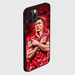 Чехол для iPhone 12 Pro Max Левандовски Lewandowski 9, цвет: 3D-черный — фото 2