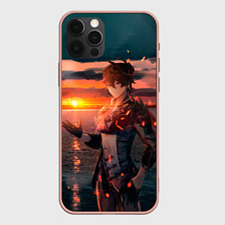 Чехол для iPhone 12 Pro Max Tartaglia art, цвет: 3D-светло-розовый