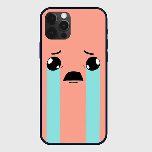 Чехол iPhone 12 Pro Max Crying Isaac / 3D-Черный – фото 1