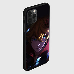 Чехол для iPhone 12 Pro Max ТАРТАЛЬЯ - GENSHIN IMPACT, цвет: 3D-черный — фото 2