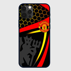 Чехол для iPhone 12 Pro Max МАНЧЕСТЕР MANCHESTER SPORT, цвет: 3D-черный