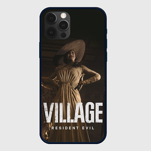 Чехол iPhone 12 Pro Max RESIDENT EVIL VILLAGE / 3D-Черный – фото 1