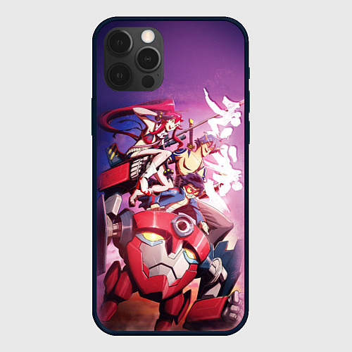 Чехол iPhone 12 Pro Max Gurren Lagann / 3D-Черный – фото 1