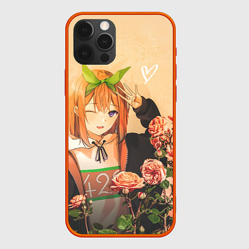 Чехол iPhone 12 Pro Max Пять невест / 3D-Красный – фото 1
