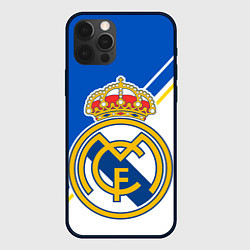 Чехол для iPhone 12 Pro Max REAL MADRID РЕАЛ МАДРИД, цвет: 3D-черный