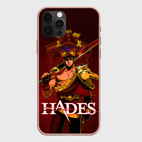 Чехол iPhone 12 Pro Max Zagreus Hades / 3D-Светло-розовый – фото 1