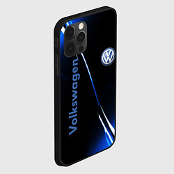 Чехол для iPhone 12 Pro Max VOLKSWAGEN, цвет: 3D-черный — фото 2