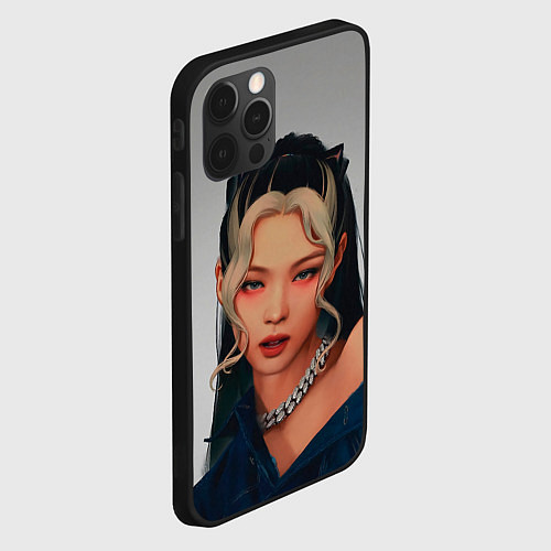 Чехол iPhone 12 Pro Max Hot Jennie / 3D-Черный – фото 2