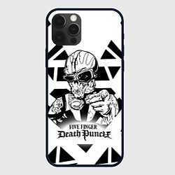 Чехол для iPhone 12 Pro Max Five Finger Death Punch, цвет: 3D-черный