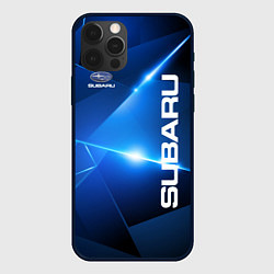 Чехол для iPhone 12 Pro Max Subaru, цвет: 3D-черный
