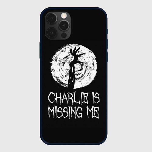 Чехол iPhone 12 Pro Max Charlie is missing me / 3D-Черный – фото 1