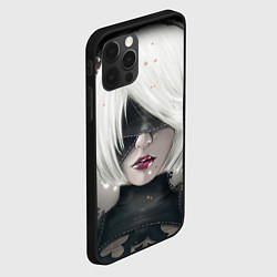 Чехол для iPhone 12 Pro Max YoRHa Nier Z, цвет: 3D-черный — фото 2