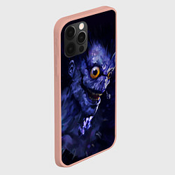 Чехол для iPhone 12 Pro Max Death Note персонаж Рюк, цвет: 3D-светло-розовый — фото 2