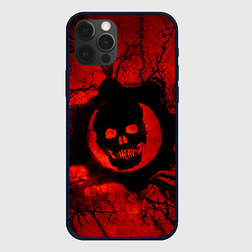 Чехол iPhone 12 Pro Max Gears of hart / 3D-Черный – фото 1