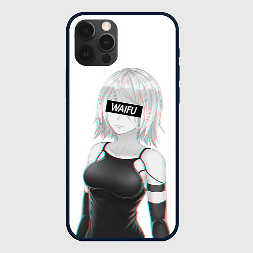 Чехол iPhone 12 Pro Max A2 WAIFU / 3D-Черный – фото 1