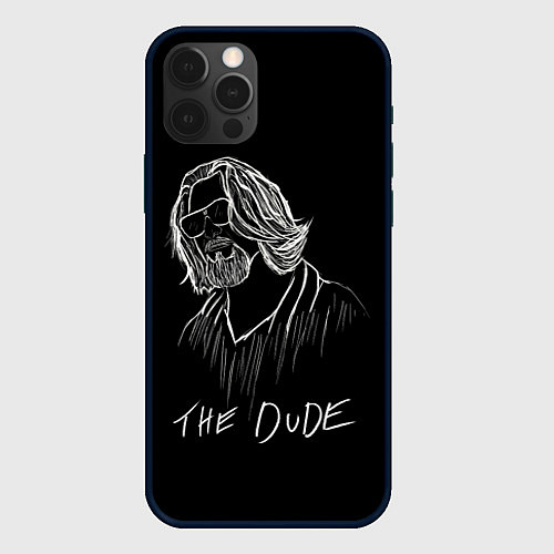 Чехол iPhone 12 Pro Max THE DUDE Большой Лебовски / 3D-Черный – фото 1