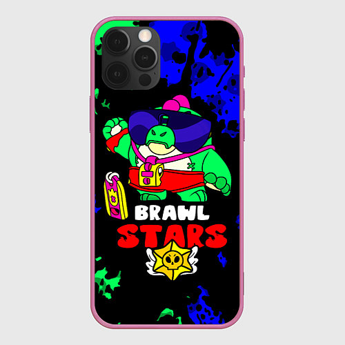 Чехол iPhone 12 Pro Max Buzz, Базз Brawl Stars / 3D-Малиновый – фото 1