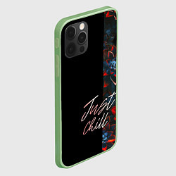 Чехол для iPhone 12 Pro Max Just Chill, цвет: 3D-салатовый — фото 2