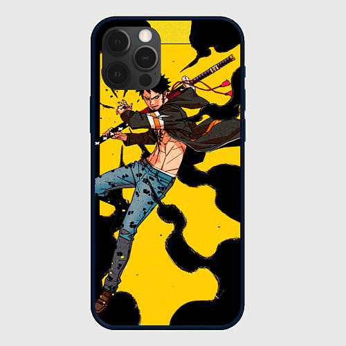 Чехол iPhone 12 Pro Max Трафальгар Ло из One Piece / 3D-Черный – фото 1