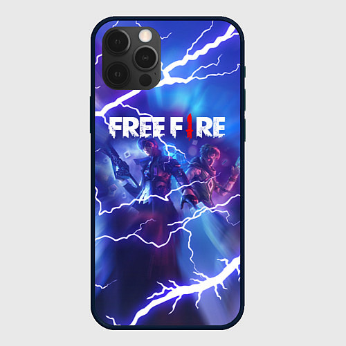 Чехол iPhone 12 Pro Max FREEFIRE КОРОЛЕВСКАЯ БИТВА Z / 3D-Черный – фото 1