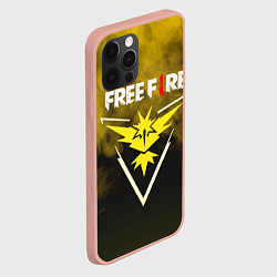 Чехол для iPhone 12 Pro Max FREEFIRE YELLOW SMOKE Z, цвет: 3D-светло-розовый — фото 2