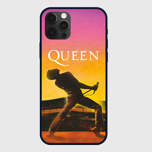 Чехол iPhone 12 Pro Max Queen Freddie Mercury Z / 3D-Черный – фото 1