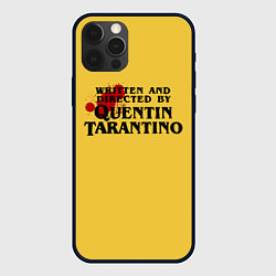 Чехол для iPhone 12 Pro Max Quentin Tarantino, цвет: 3D-черный