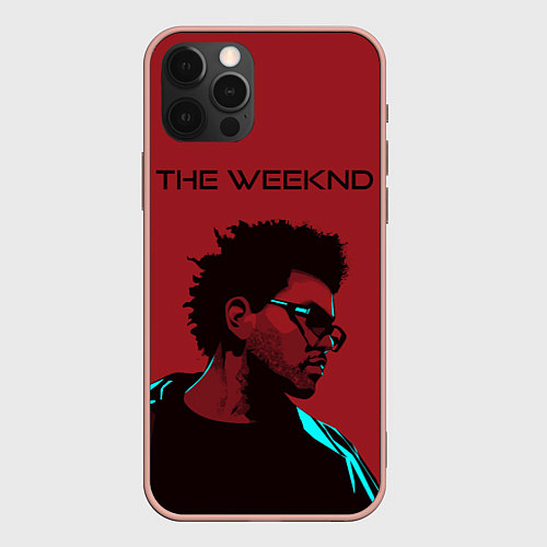 Чехол iPhone 12 Pro Max The weeknd / 3D-Светло-розовый – фото 1