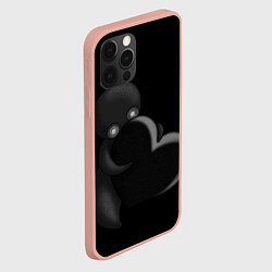 Чехол для iPhone 12 Pro Max Сердце, цвет: 3D-светло-розовый — фото 2