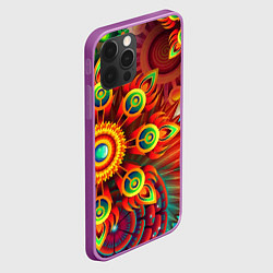 Чехол для iPhone 12 Pro Max Тропики, цвет: 3D-сиреневый — фото 2