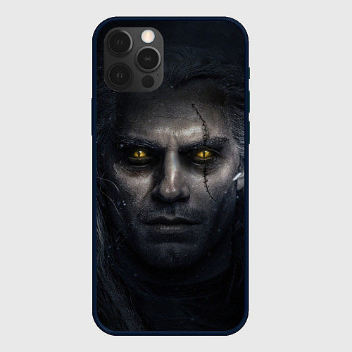 Чехол iPhone 12 Pro Max THE WITCHER ГЕРАЛЬТ GERALT / 3D-Черный – фото 1