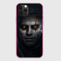 Чехол для iPhone 12 Pro Max THE WITCHER ГЕРАЛЬТ GERALT, цвет: 3D-малиновый