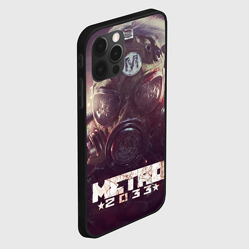 Чехол iPhone 12 Pro Max MERTO 2033 ПРОТИВОГАЗ / 3D-Черный – фото 2