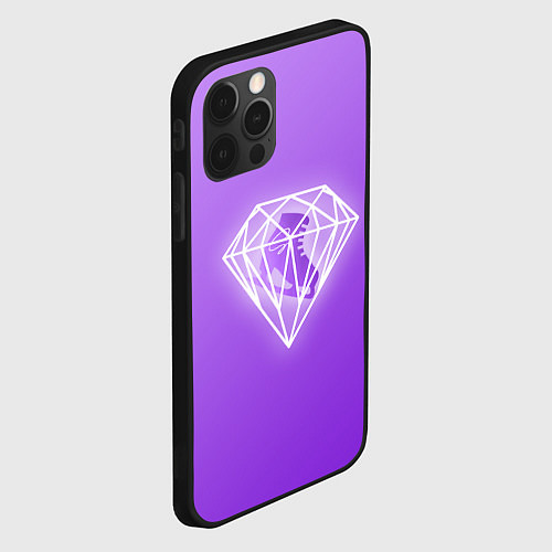 Чехол iPhone 12 Pro Max 50 Shades Of Skaters violet / 3D-Черный – фото 2
