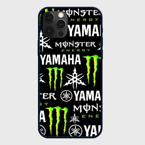 Чехол iPhone 12 Pro Max YAMAHA X MONSTER SPORT / 3D-Черный – фото 1