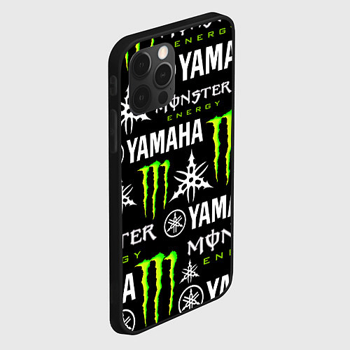 Чехол iPhone 12 Pro Max YAMAHA X MONSTER SPORT / 3D-Черный – фото 2