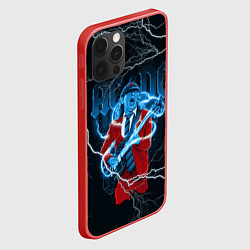 Чехол для iPhone 12 Pro Max ACDC Z, цвет: 3D-красный — фото 2