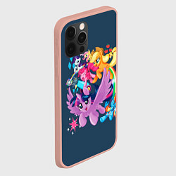 Чехол для iPhone 12 Pro Max Пони тим, цвет: 3D-светло-розовый — фото 2
